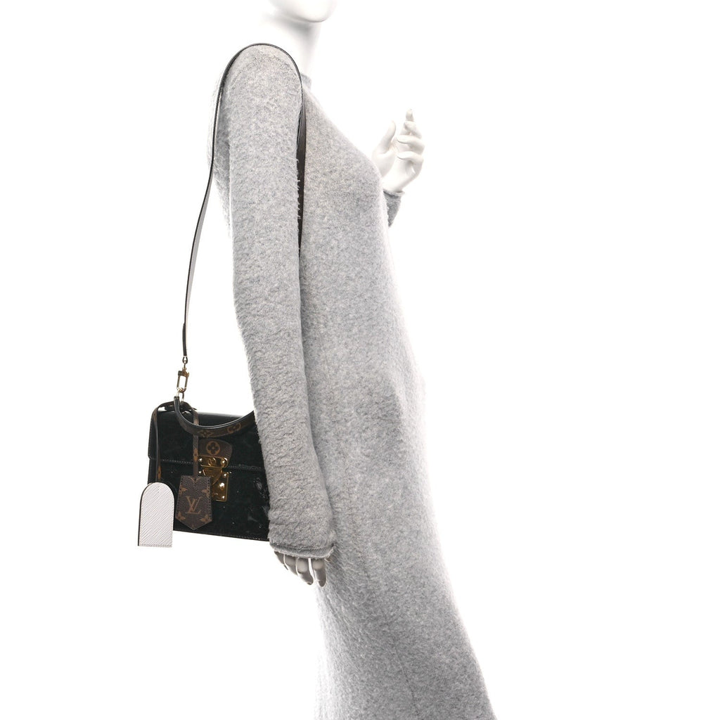 Louis Vuitton Vernis Epi Monogram Spring Street Black