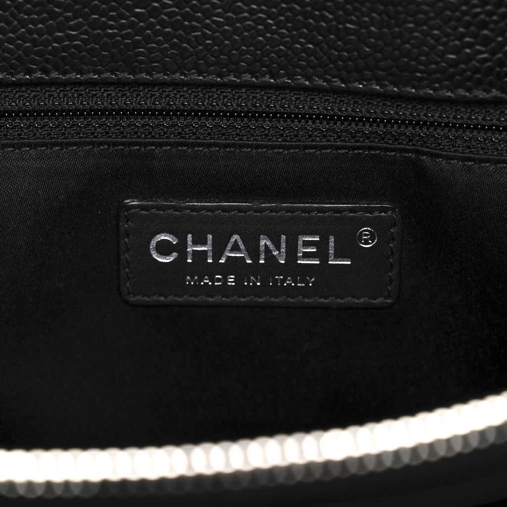 Chanel Caviar Quilted Grand Shopping Tote GST Black