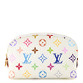 Louis Vuitton LV x TM Monogram Multicolor Cosmetic Pouch PM White