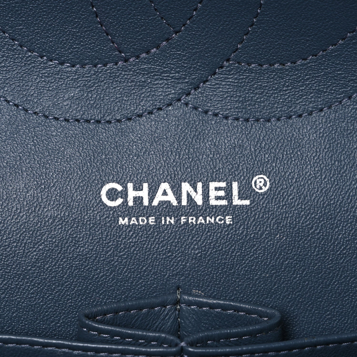 Chanel Caviar Quilted Jumbo Double Flap Dark Grey