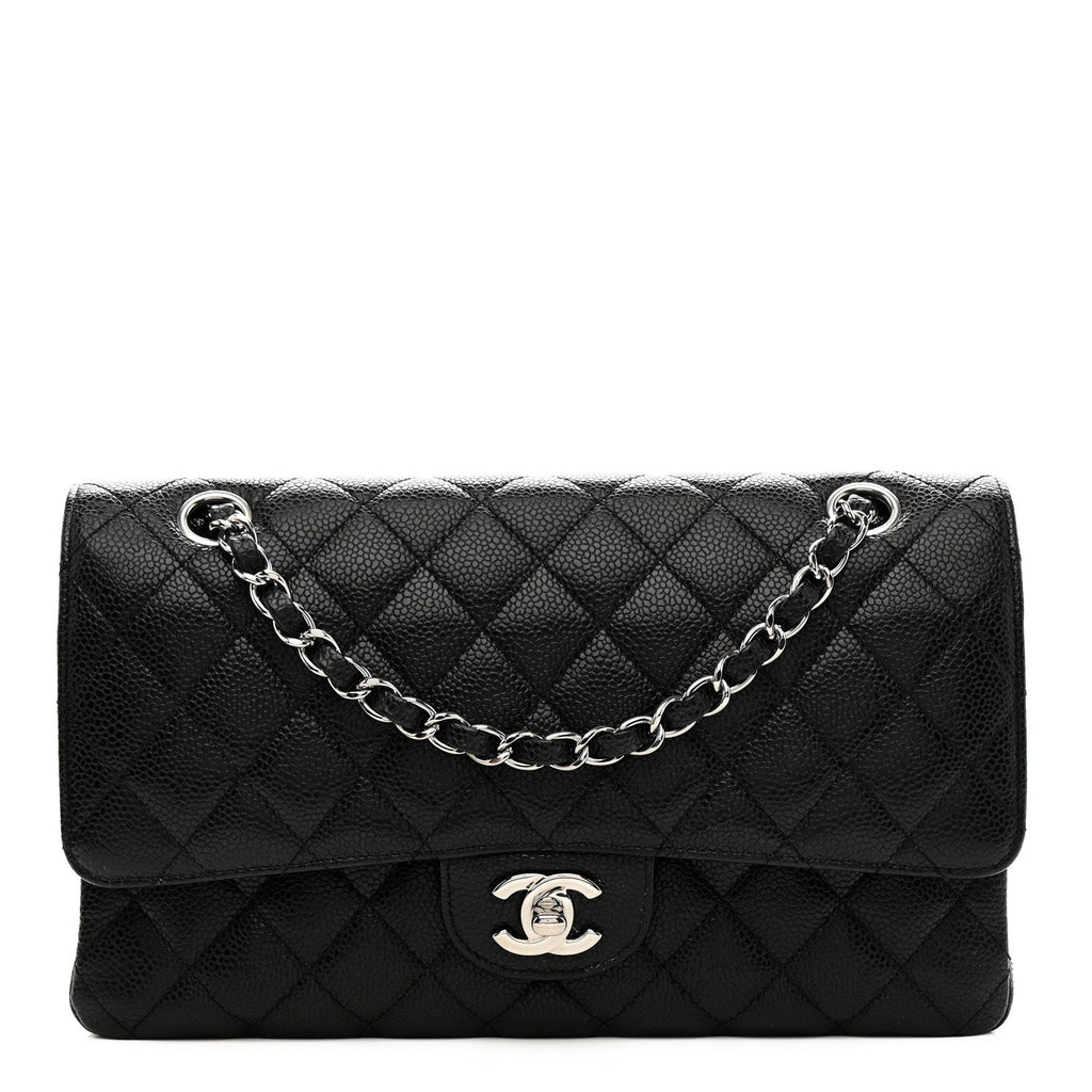 Chanel Caviar Quilted Medium Double Flap Black