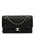Chanel Caviar Quilted Medium Double Flap Black