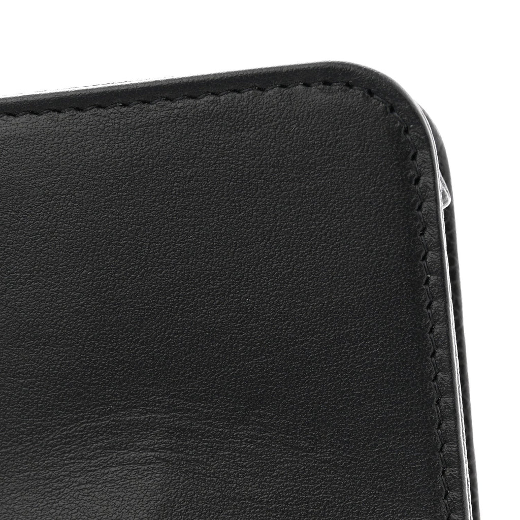 Chanel Caviar Camellia Embossed Wallet On Chain WOC Black