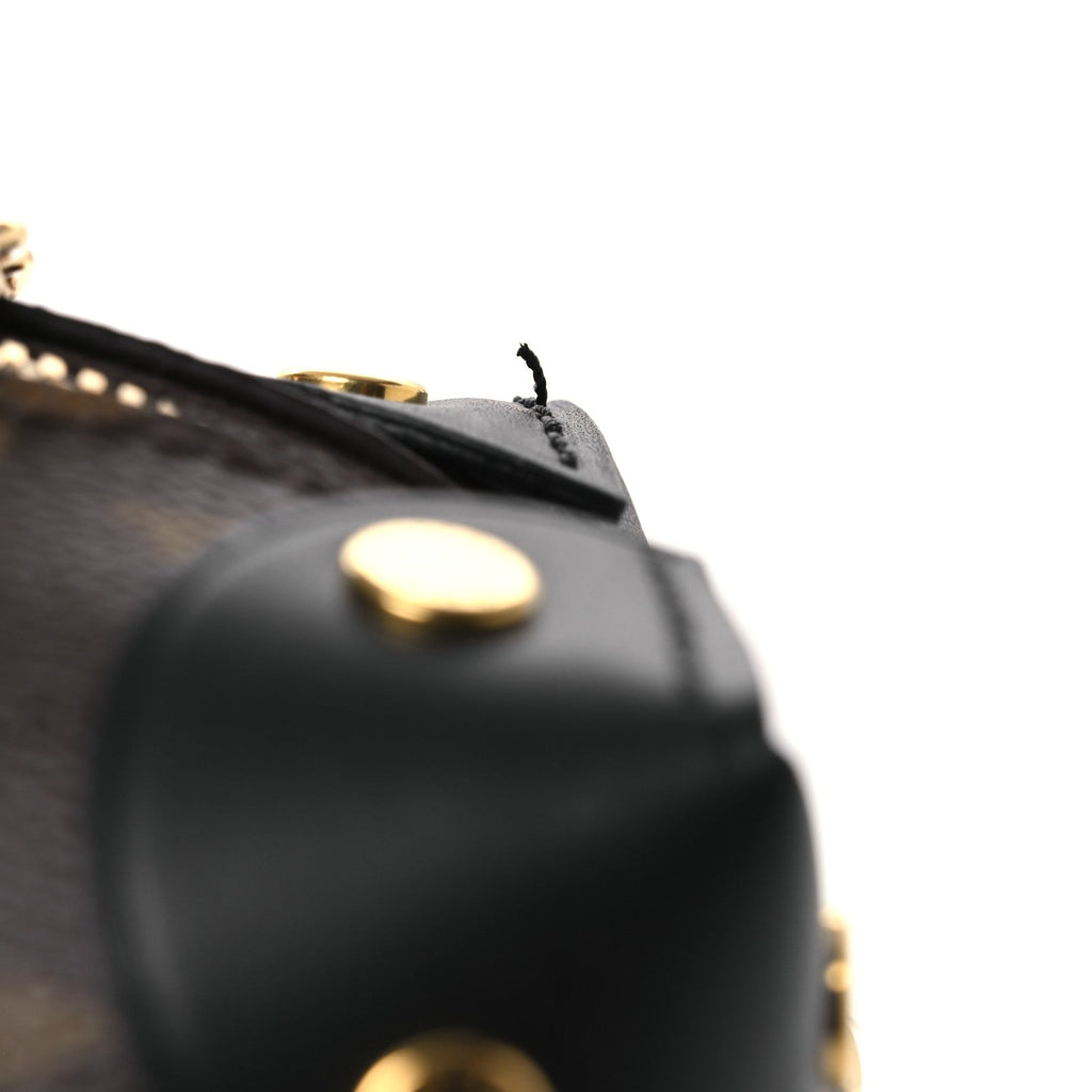 Louis Vuitton Monogram Petite Malle Souple Black