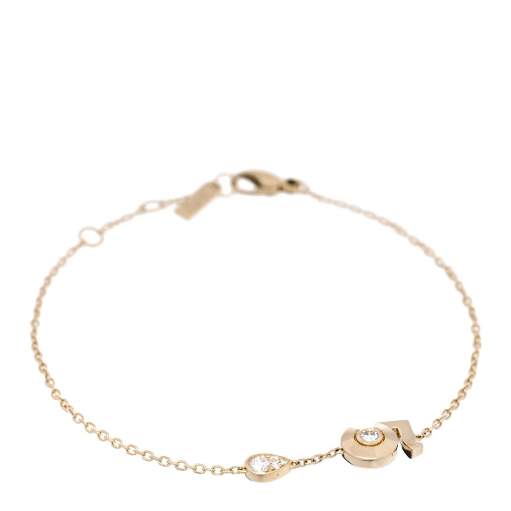 18K Beige Gold Diamond Extrait de No 5 Bracelet
