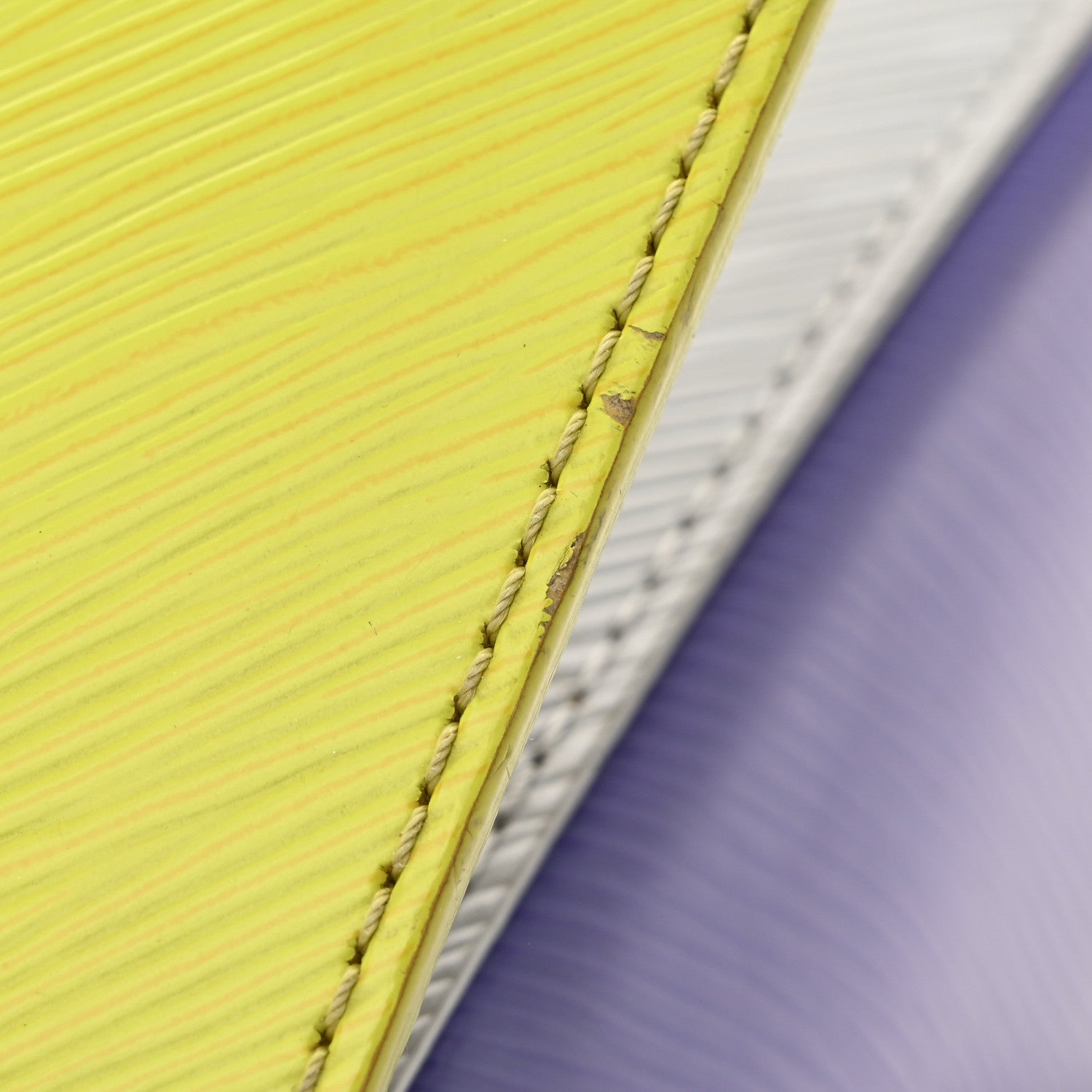 Louis Vuitton Epi Twist Shoulder Bag MM Purple Yellow Grey