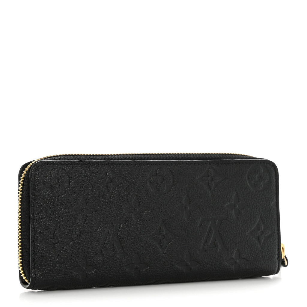 Louis Vuitton Empreinte Clemence Wallet Black