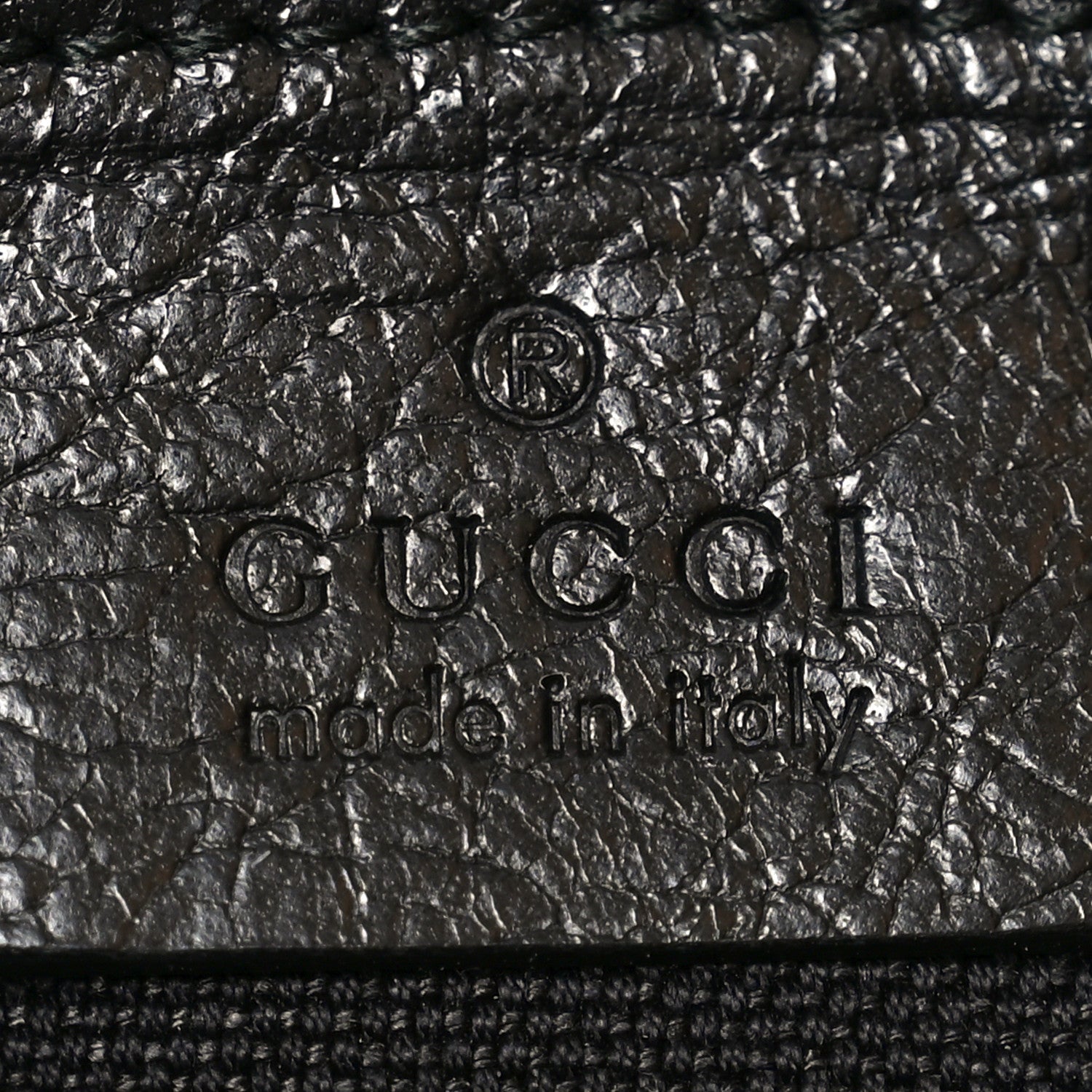 Gucci Fluffy Calfskin Morpheus Weekender Duffle Black