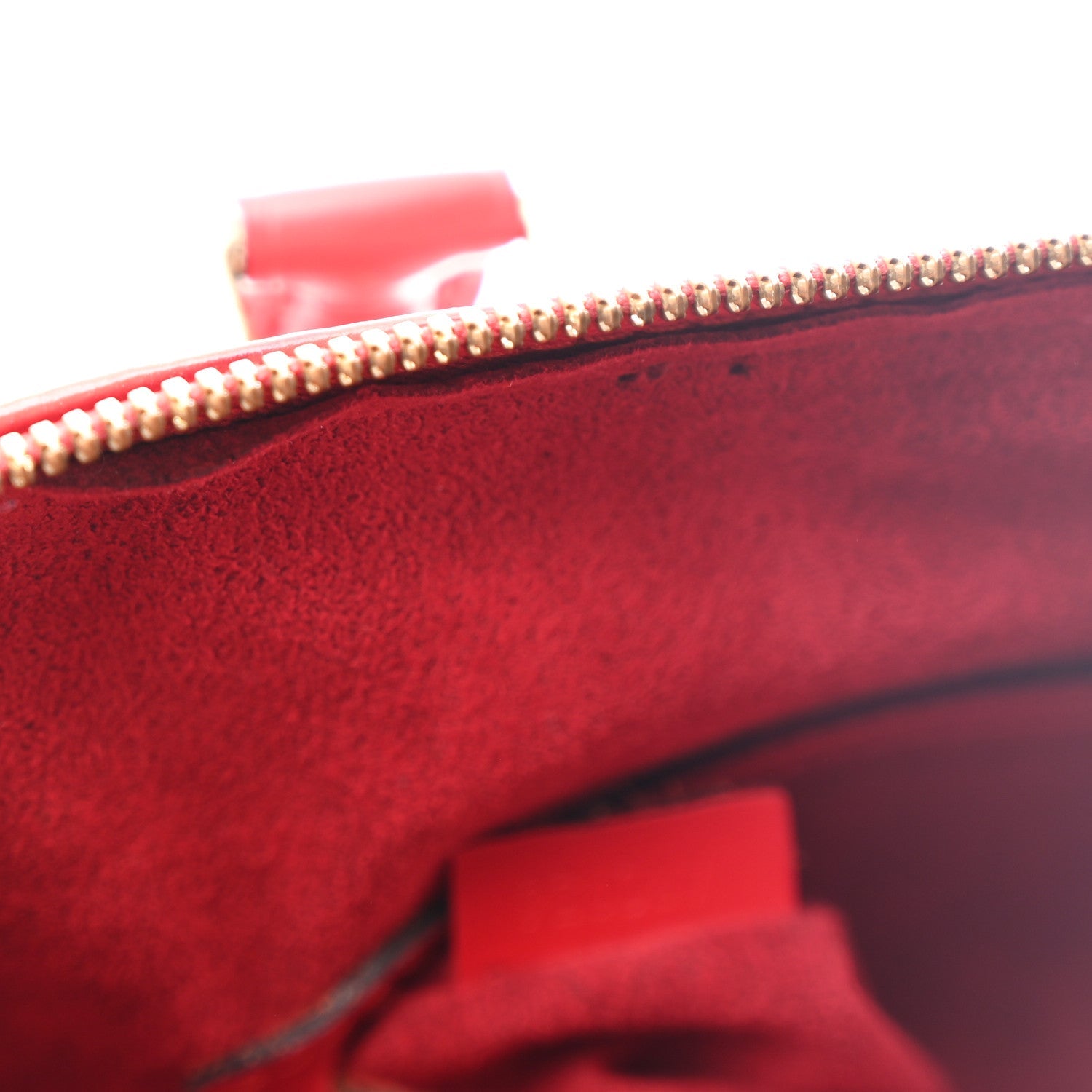 Louis Vuitton Epi Alma PM Castillan Red