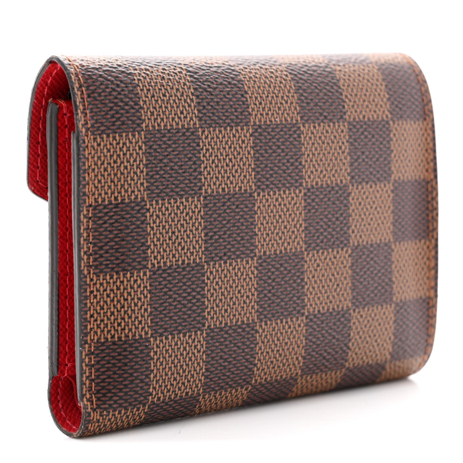 Louis Vuitton Damier Ebene Victorine Wallet Red