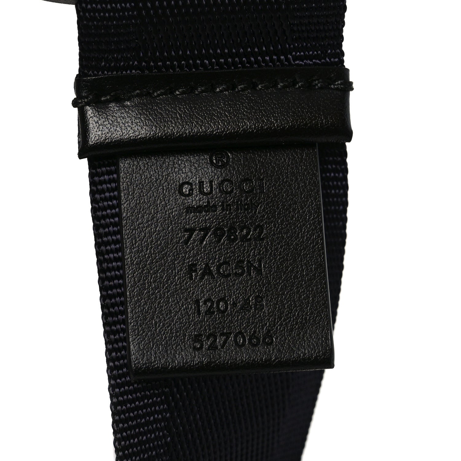 Gucci GG Monogram Belt Bag Black