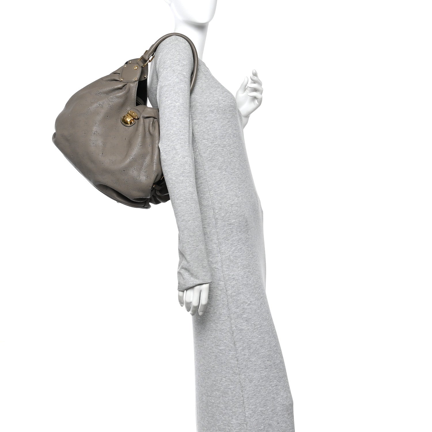 Louis Vuitton Mahina L Taupe