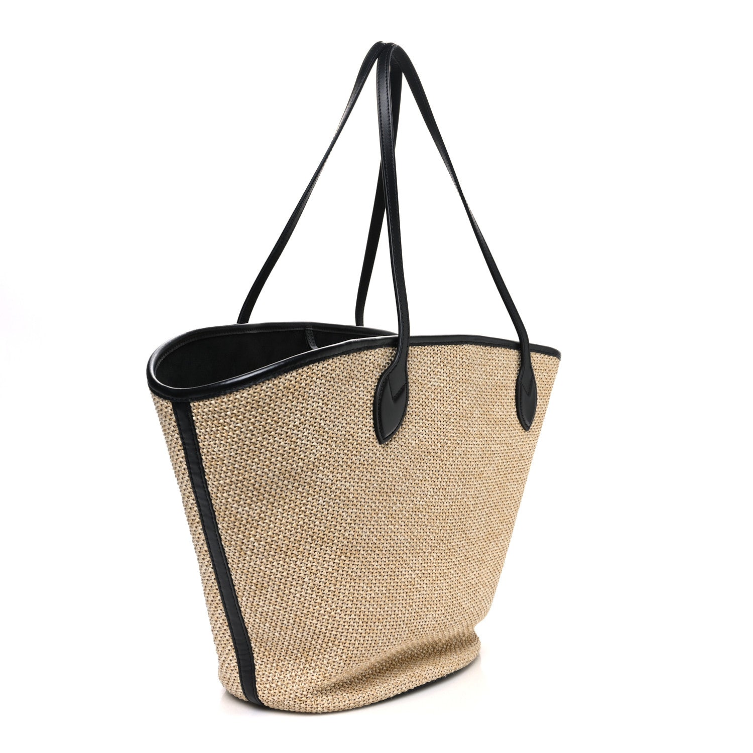 Louis Vuitton Raffia Saint Jacques Tote Black