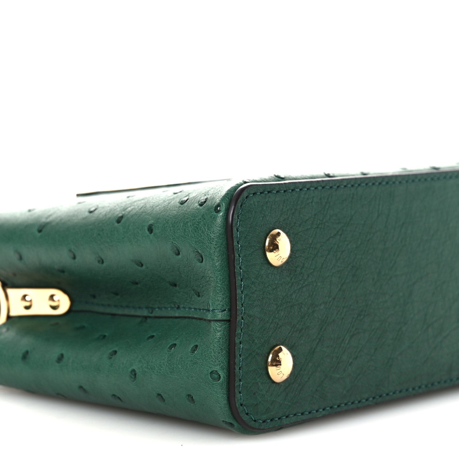 Louis Vuitton Ostrich Capucines Mini Mint
