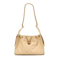 Chanel Caviar Quilted Small Chanel 25 Handbag Light Beige