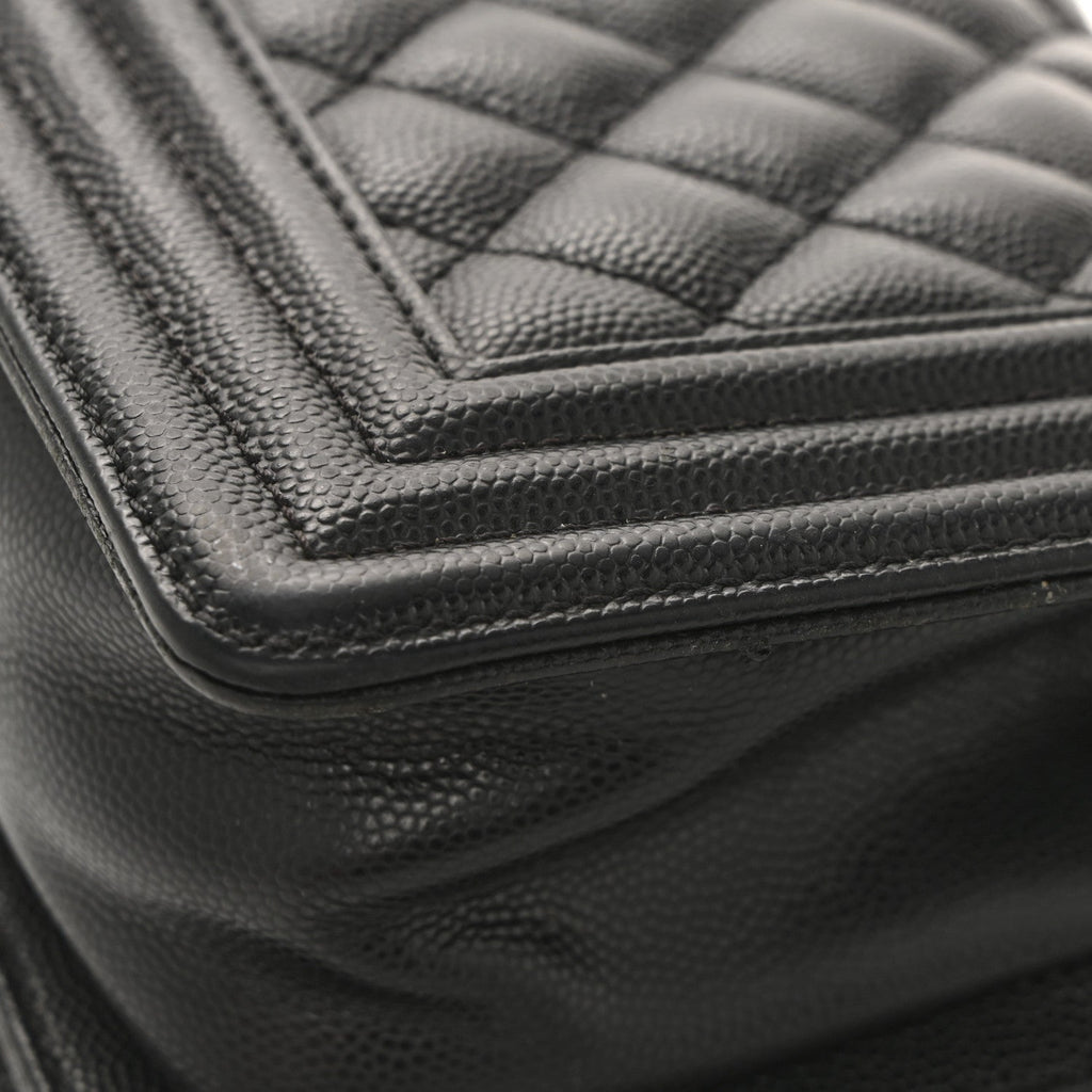 Chanel Caviar Quilted Small Boy Flap Black