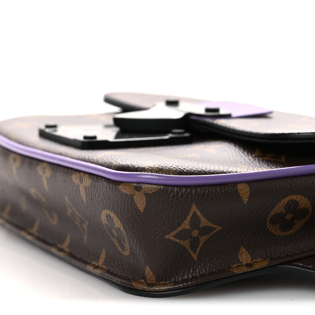 Louis Vuitton Monogram S Lock Sling Bag Purple