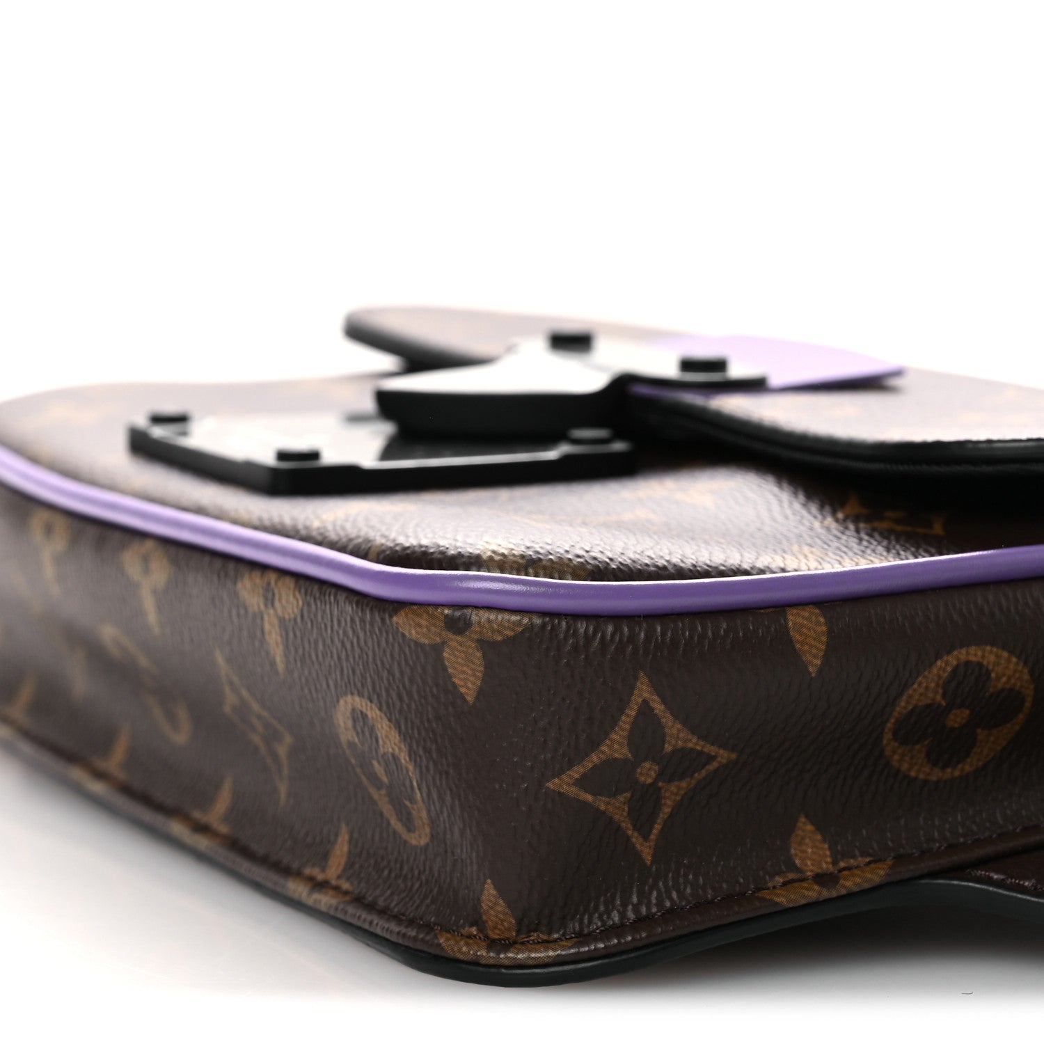 Louis Vuitton Monogram S Lock Sling Bag Purple