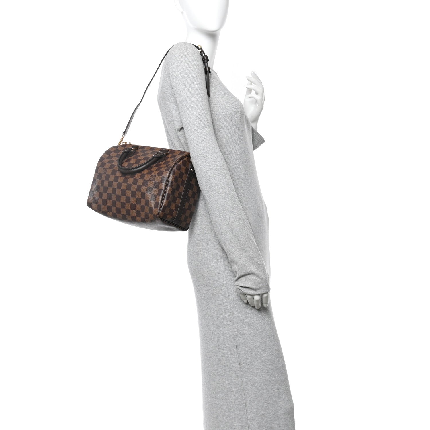 Louis Vuitton Damier Ebene Speedy Bandouliere 25