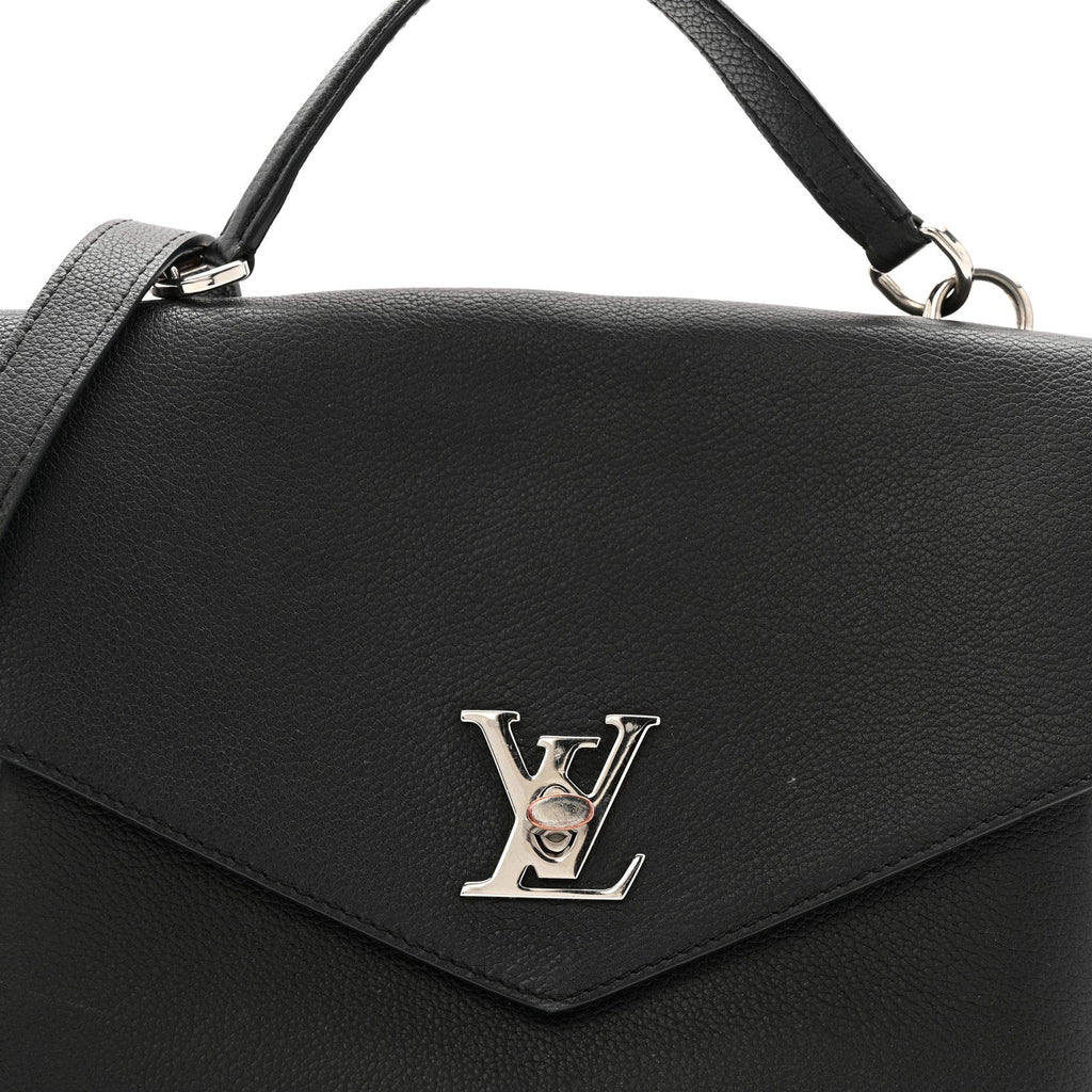 Louis Vuitton Soft Calfskin My Lockme Top Handle Black