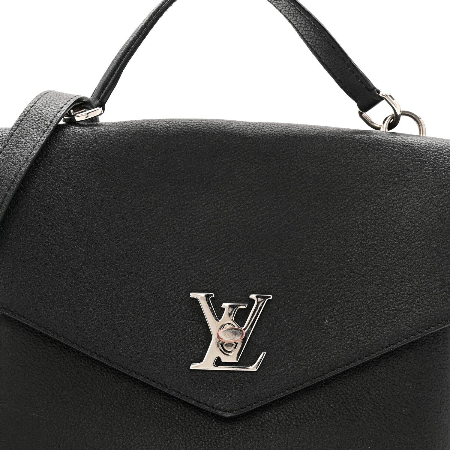 Louis Vuitton Soft Calfskin My Lockme Top Handle Black