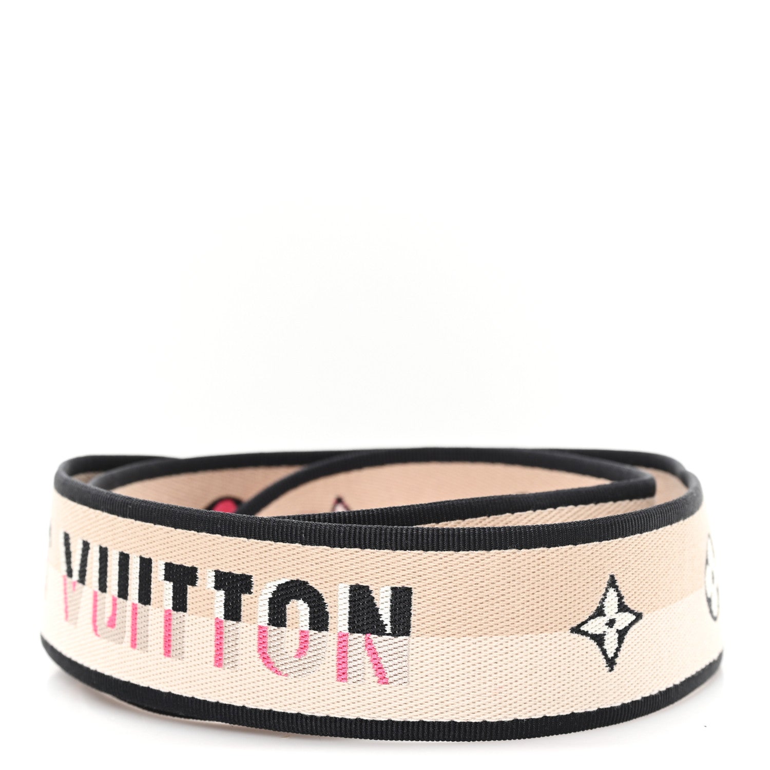 Louis Vuitton Jacquard Diane Shoulder Strap Black