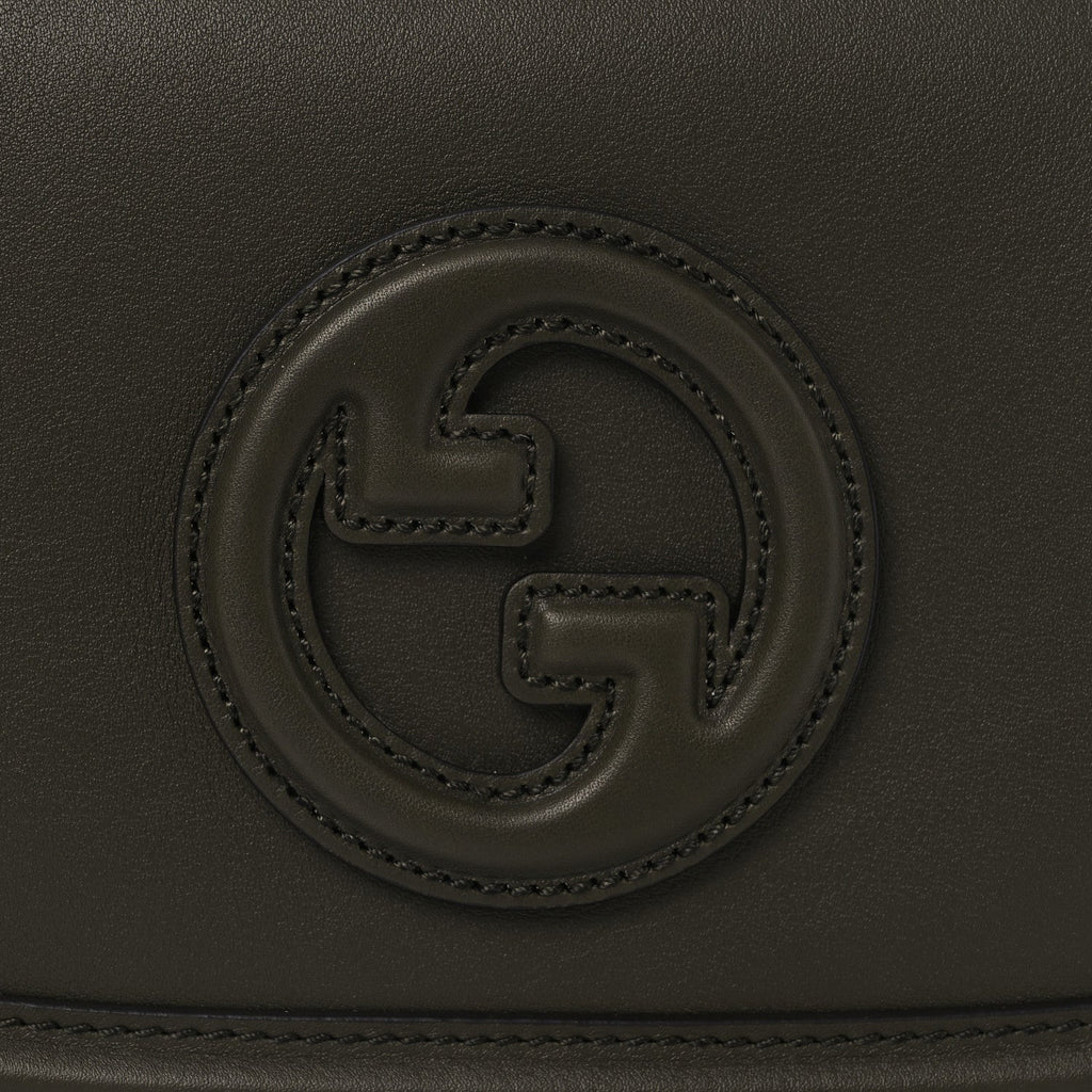 Gucci Roxy Calfskin Blondie Top Handle Bag Luscious Green