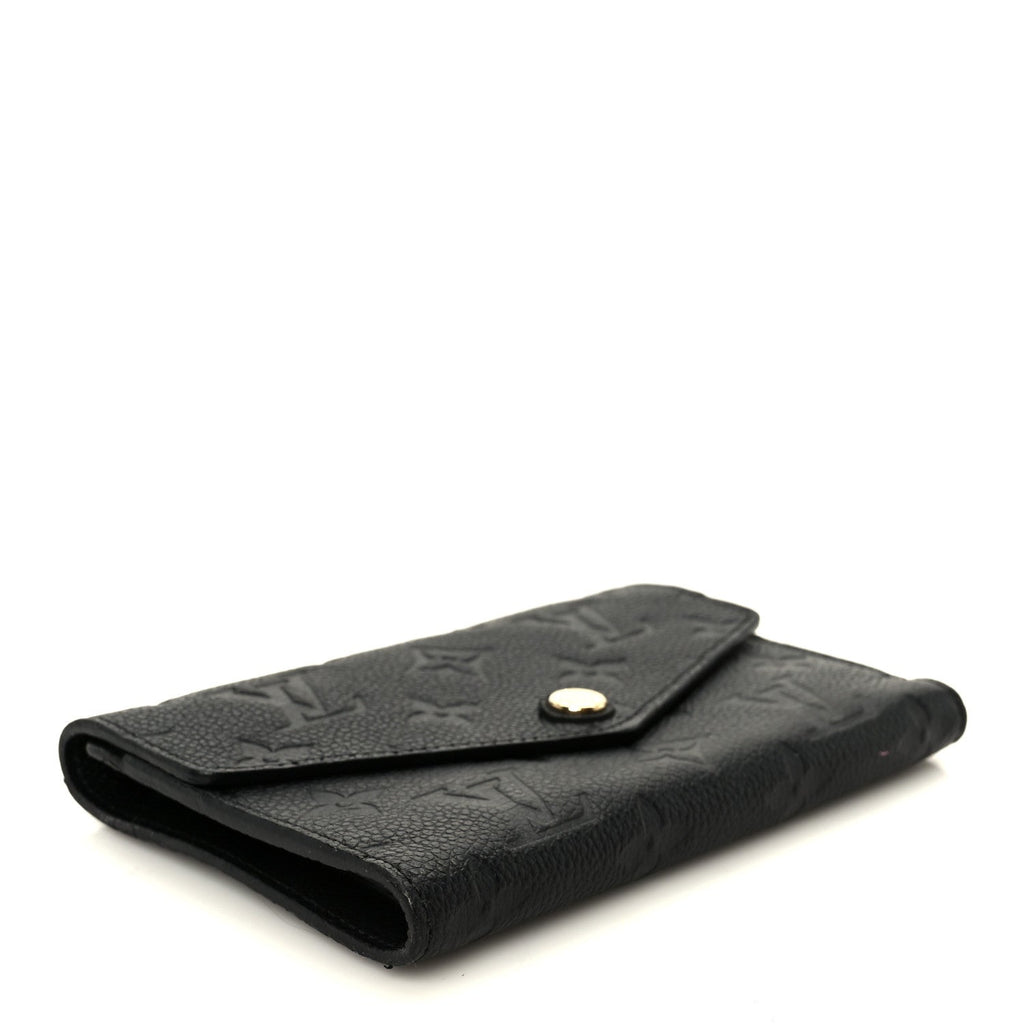 Louis Vuitton Empreinte Compact Curieuse Wallet Black