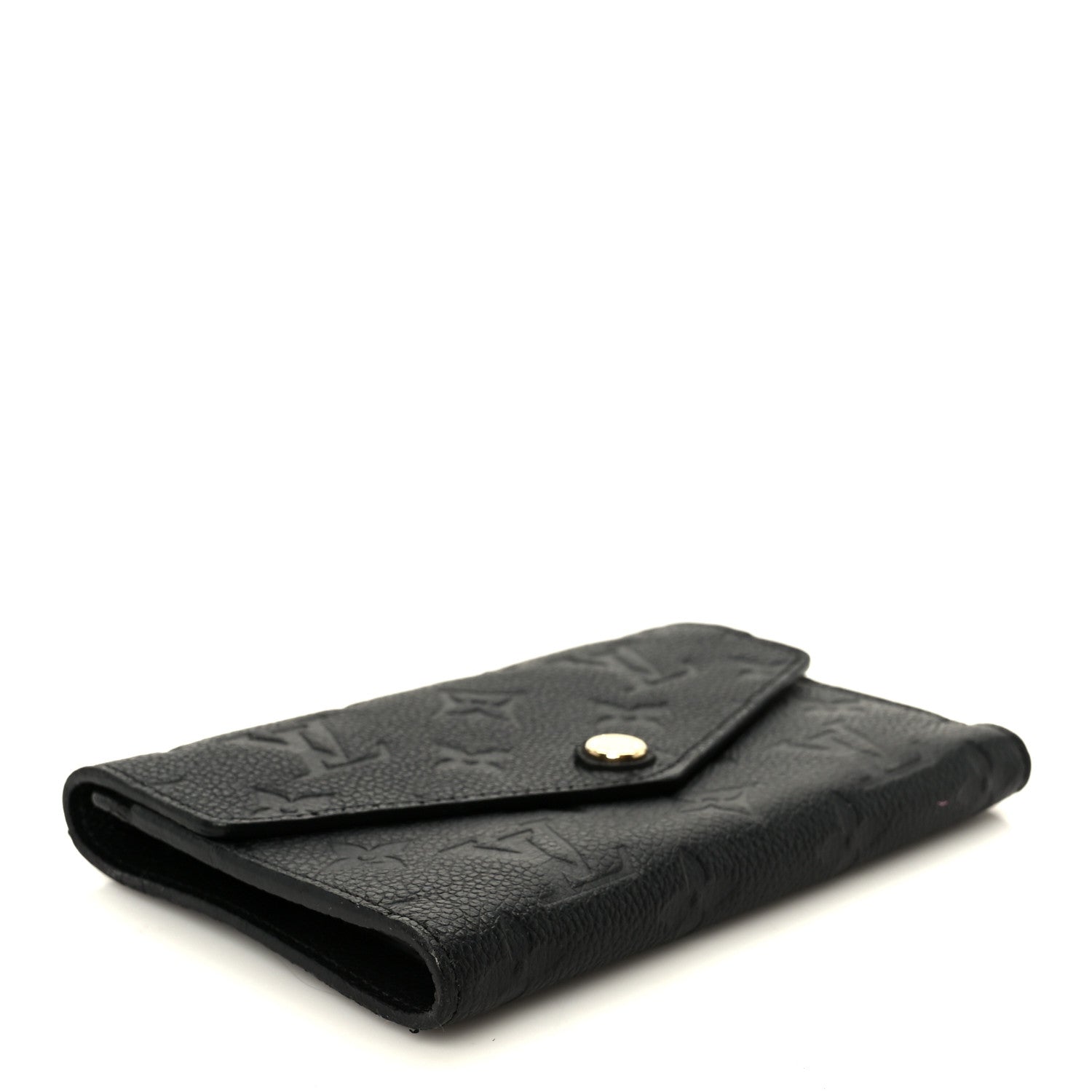 Louis Vuitton Empreinte Compact Curieuse Wallet Black