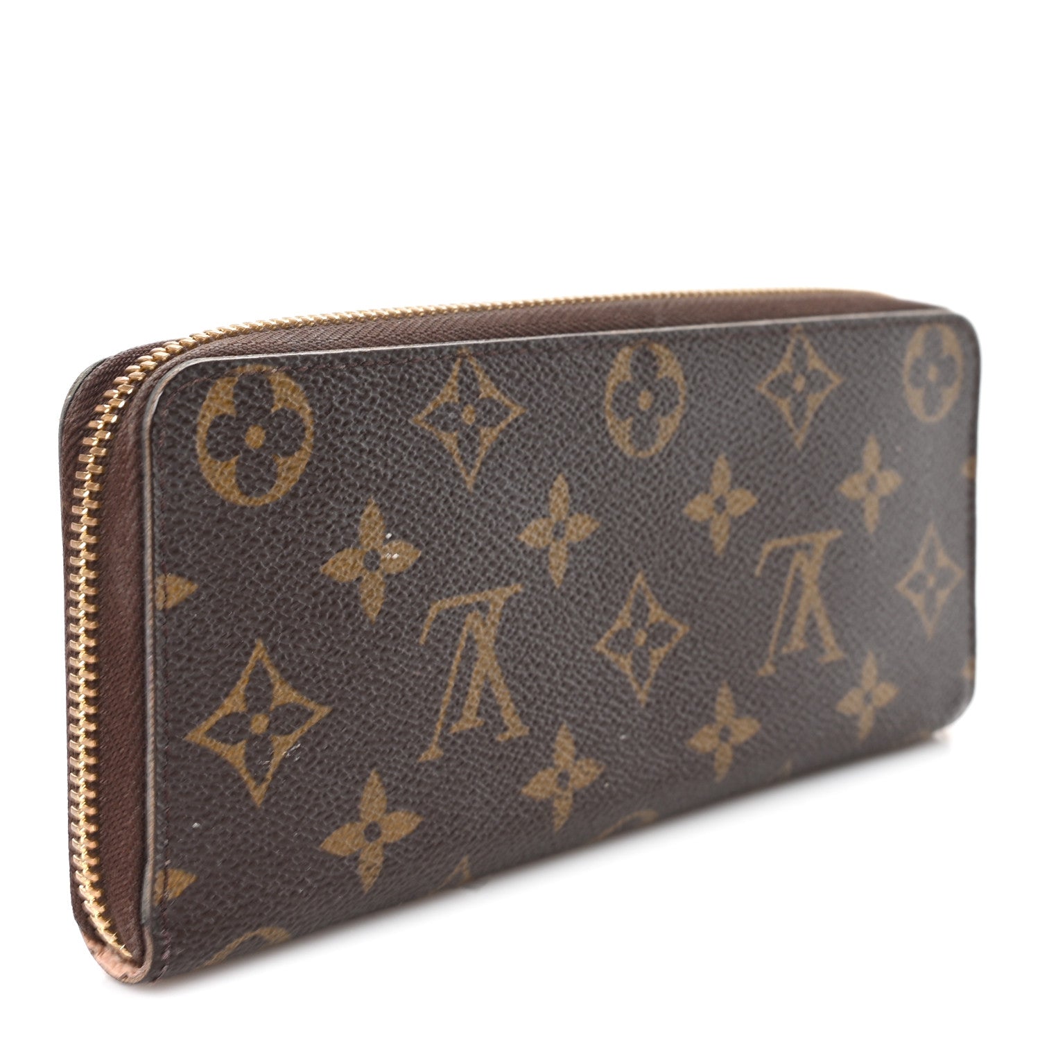 Louis Vuitton Monogram Clemence Wallet Rose Ballerine