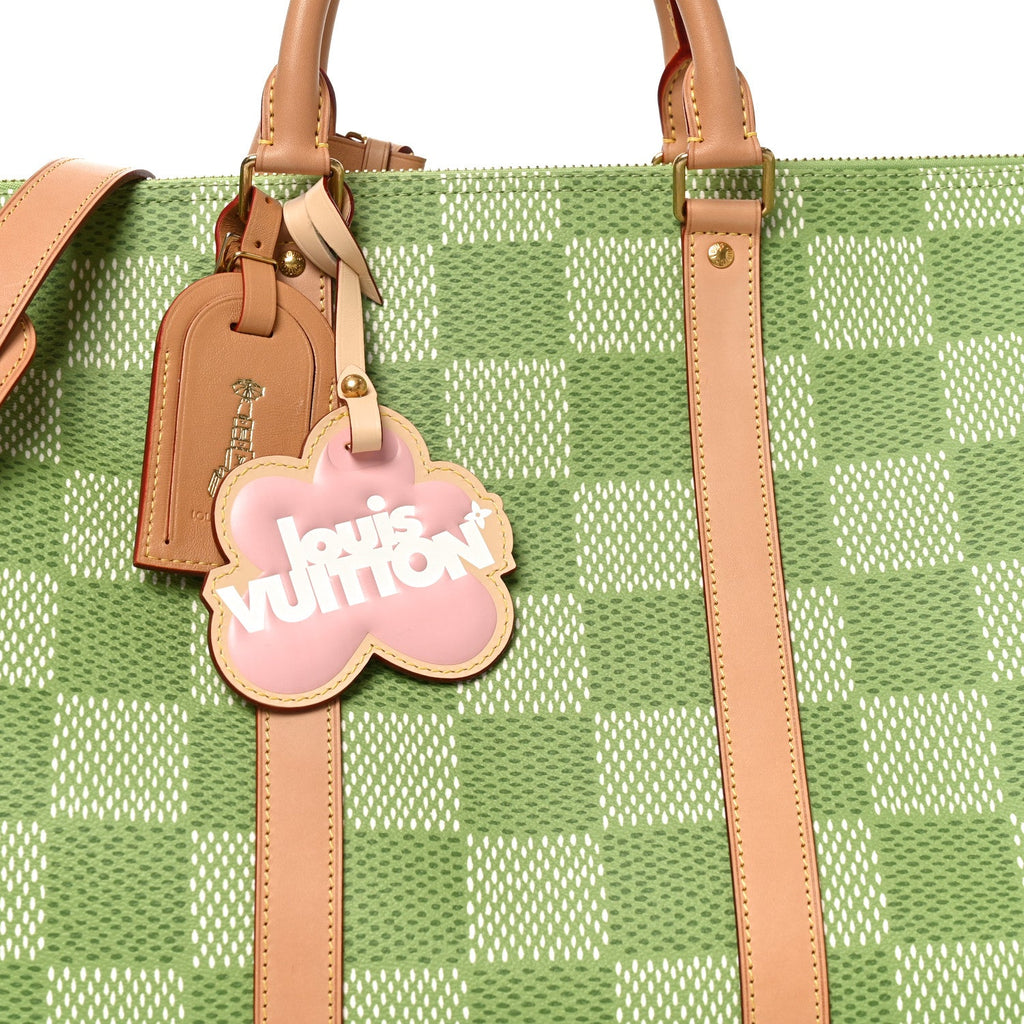 Louis Vuitton Damier Golf Keepall Bandouliere 50 Green