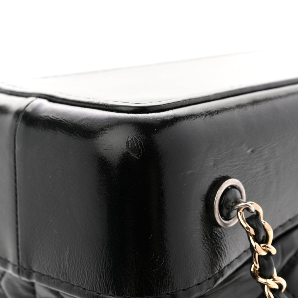 Chanel Aged Calfskin Quilted Small Gabrielle Backpack Black