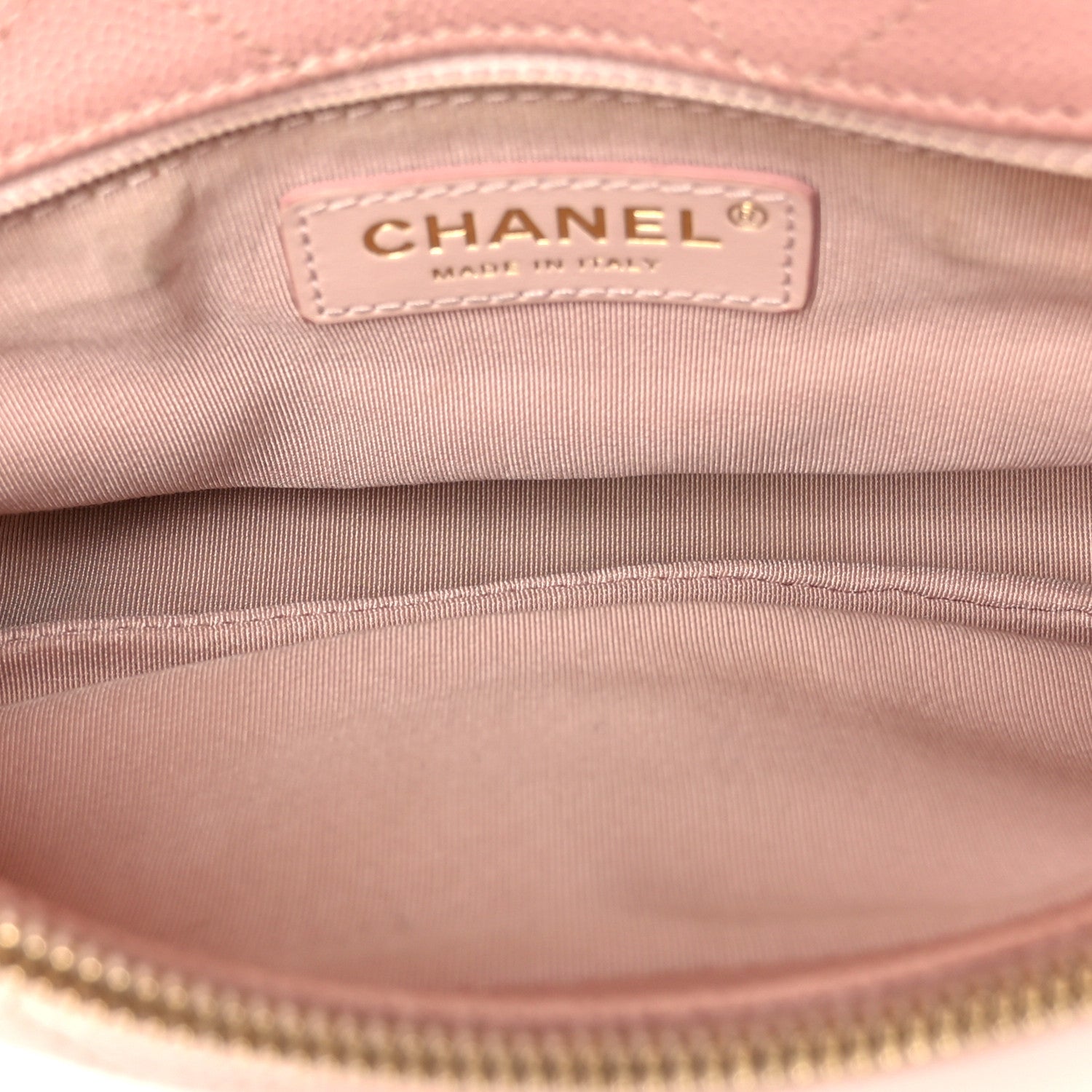 Chanel Lambskin Caviar Lovely Chains Flap Shoulder Bag Pink