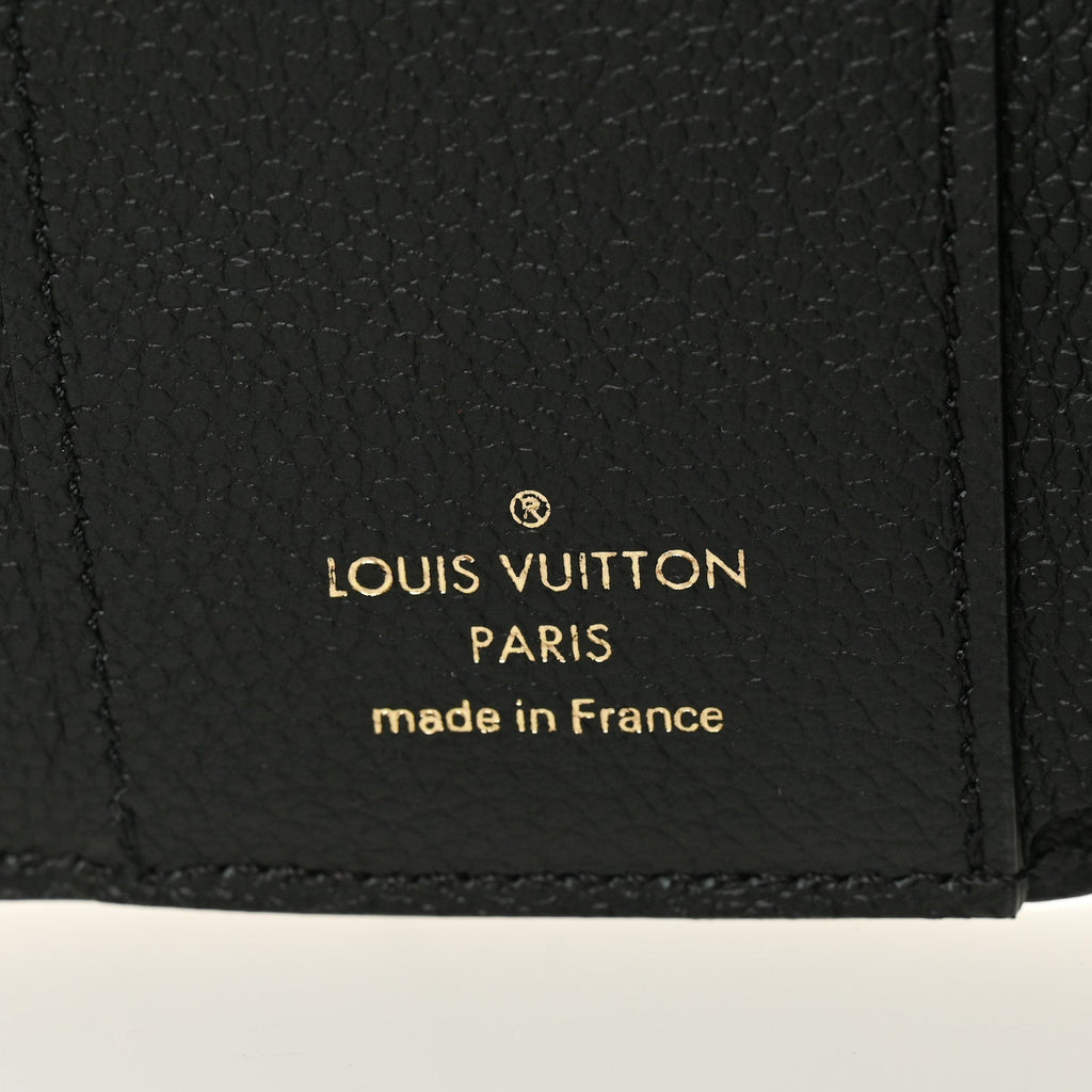 Louis Vuitton Empreinte Zoe Wallet Black