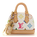 Louis Vuitton LV x TM Monogram Multicolor Micro Alma Bag Charm White