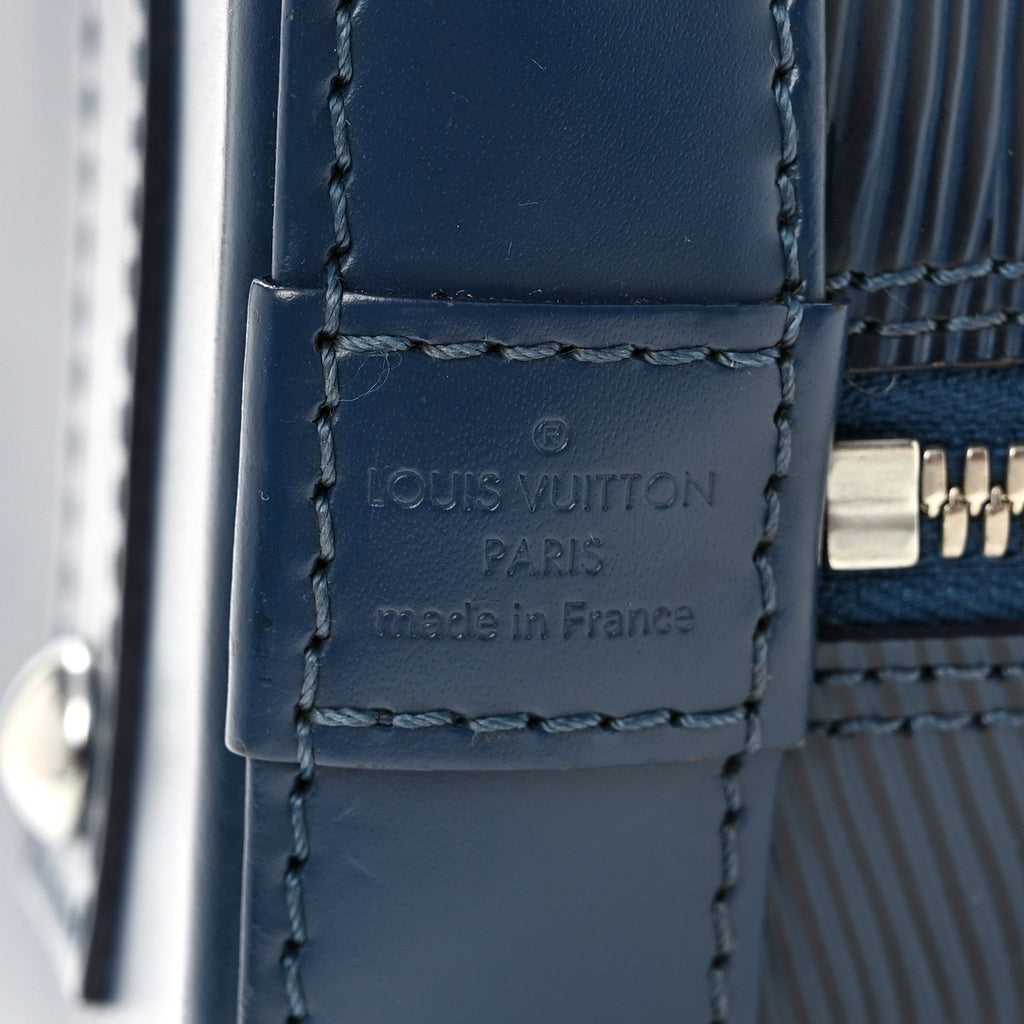 Louis Vuitton Epi Alma BB Indigo