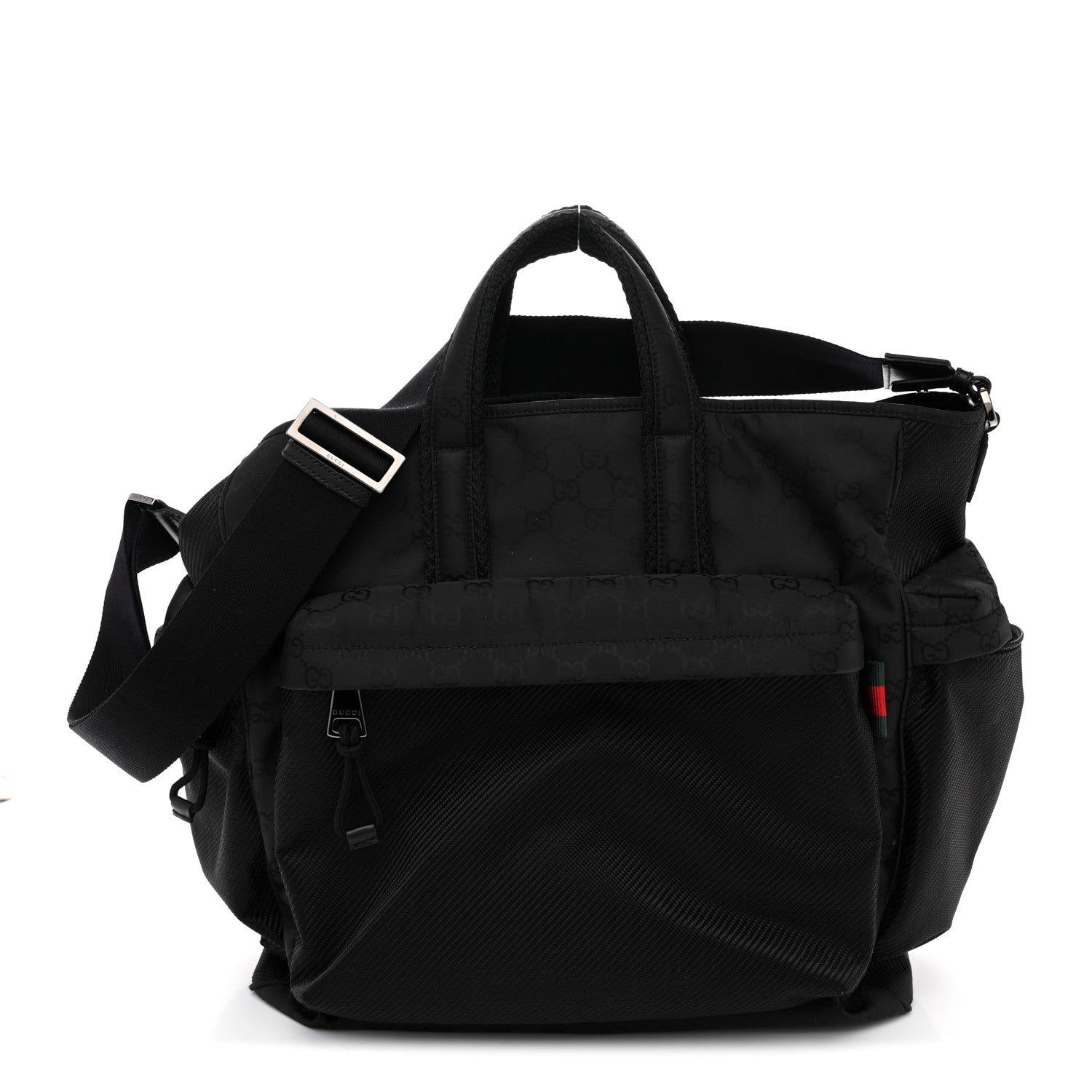 Gucci Nylon Large Nexus Tote Black