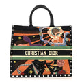 Christian Dior Suede Large L'Air Book Tote Black