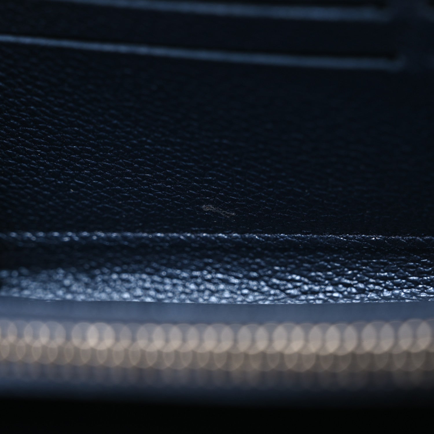 Louis Vuitton Metallic Empreinte Monogram Zippy Wallet Navy Nacre