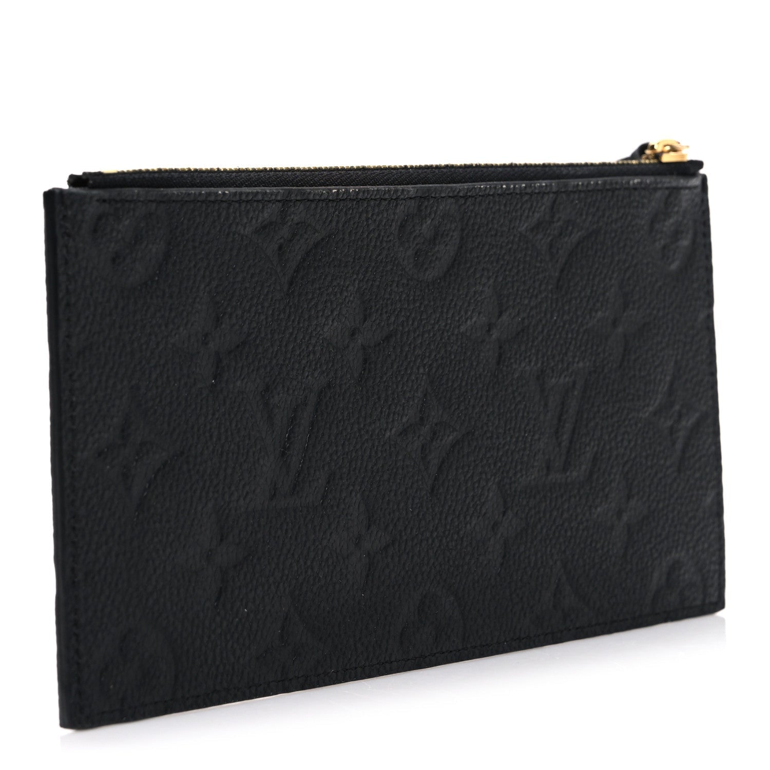 Louis Vuitton Empreinte Felicie Chain Wallet Zippered Insert Black