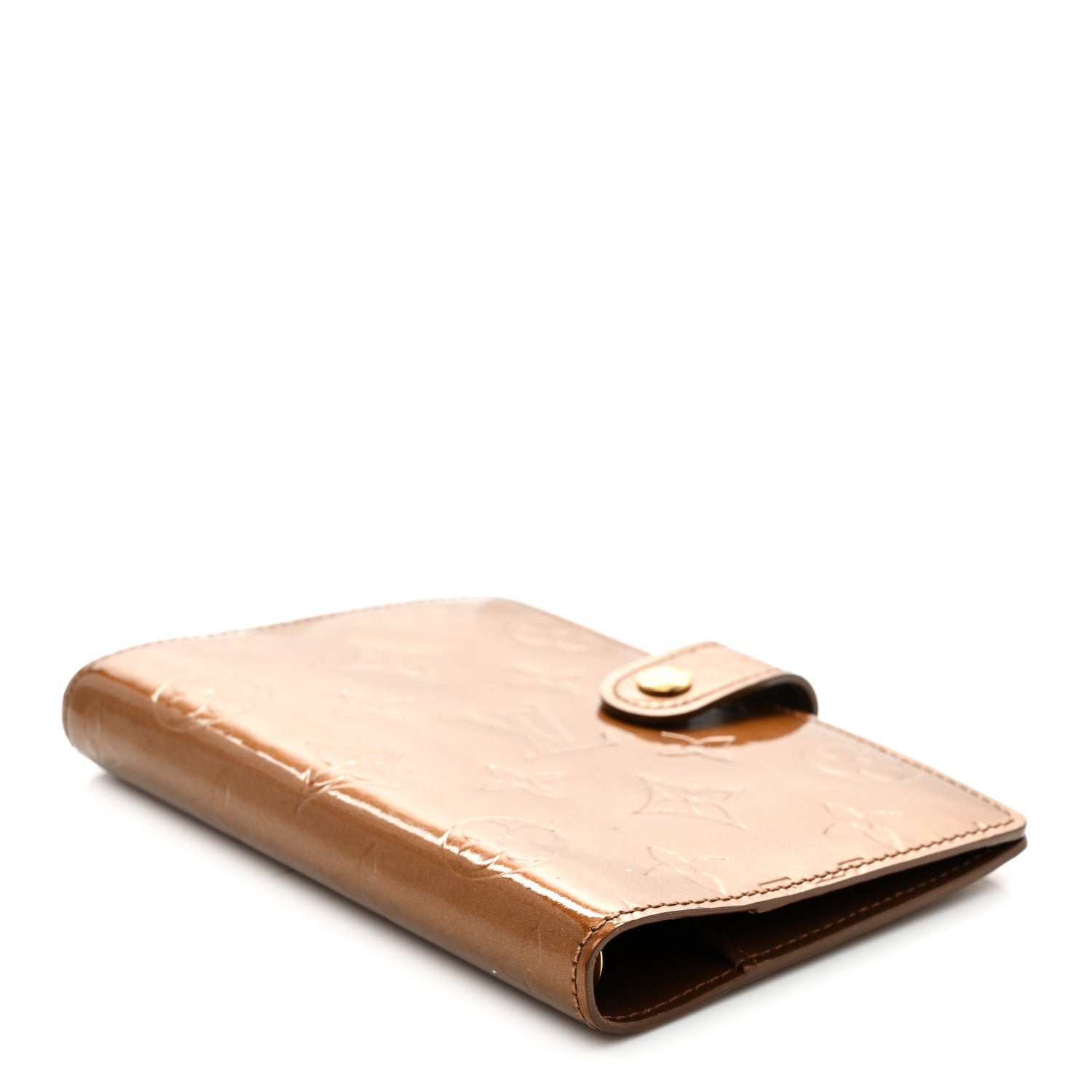 Louis Vuitton Vernis Small Ring Agenda Cover Bronze