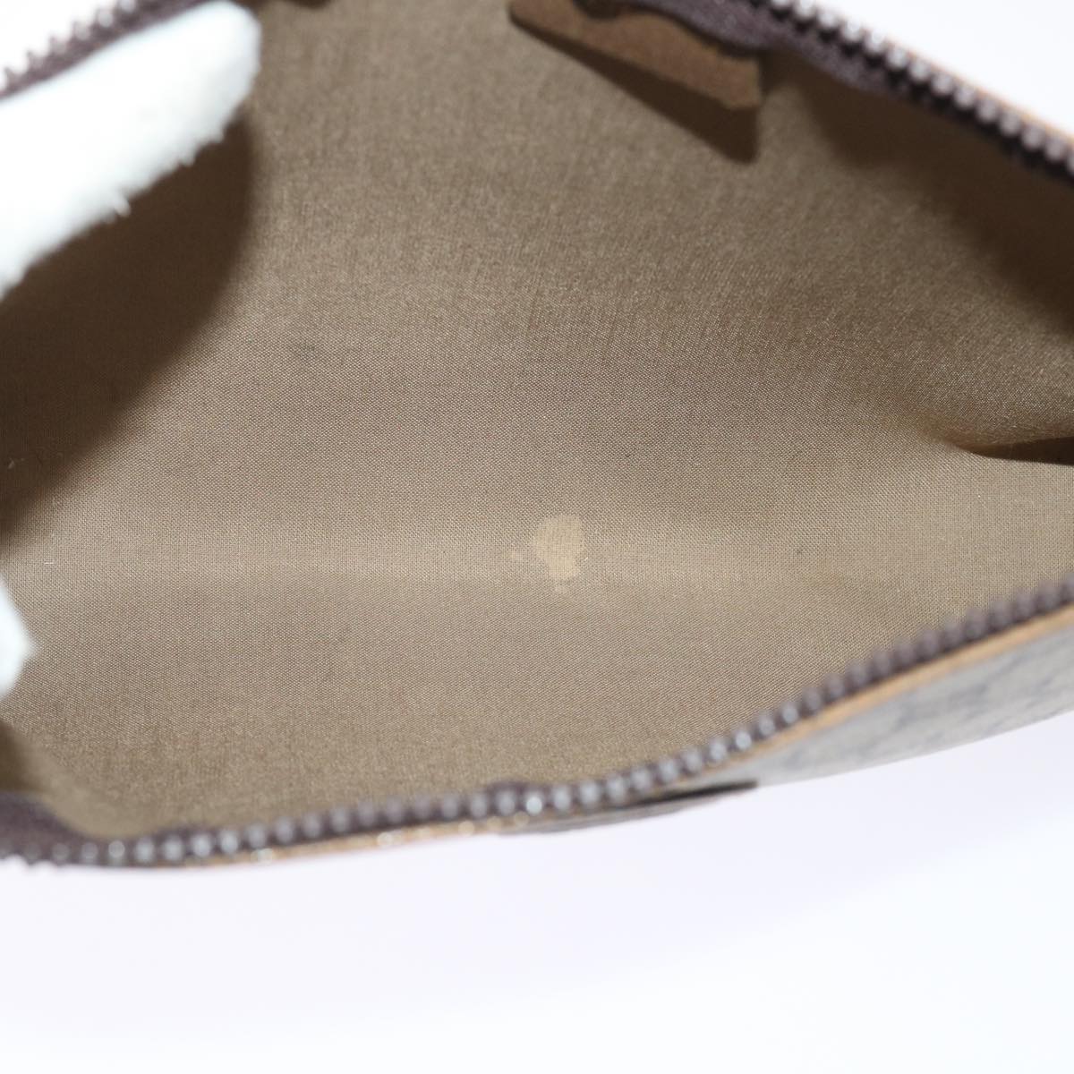 GUCCI GG Plus Canvas Clutch Bag PVC Leather Beige  ep1039