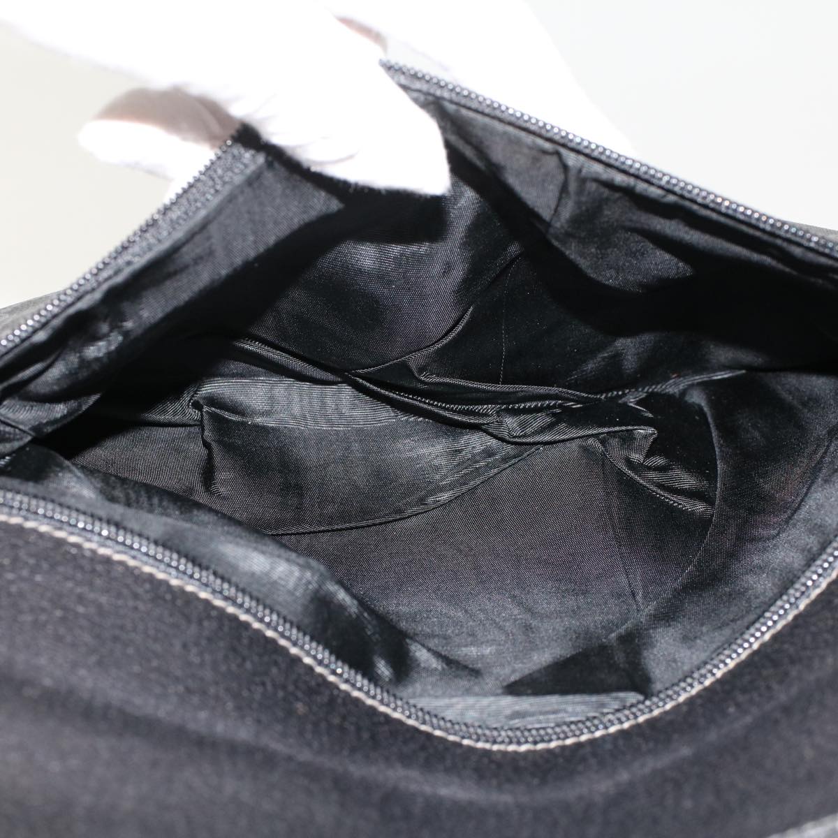 GUCCI GG Canvas Clutch Bag PVC Leather Black 156.02.075  ep1120