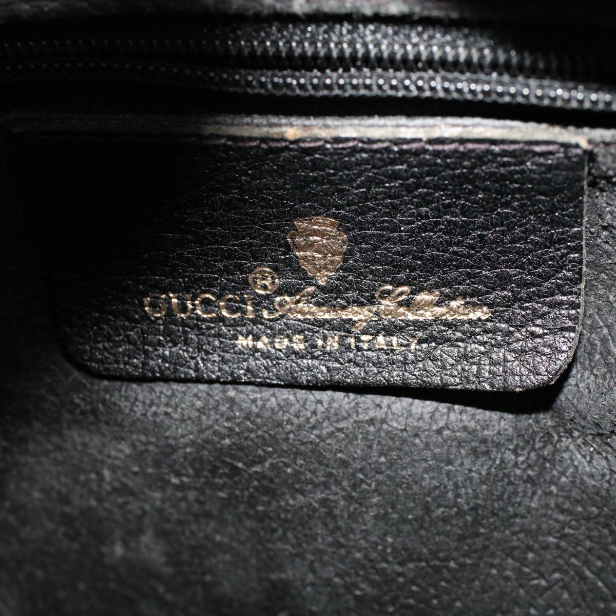 GUCCI GG Canvas Clutch Bag PVC Leather Black 156.02.075  ep1120