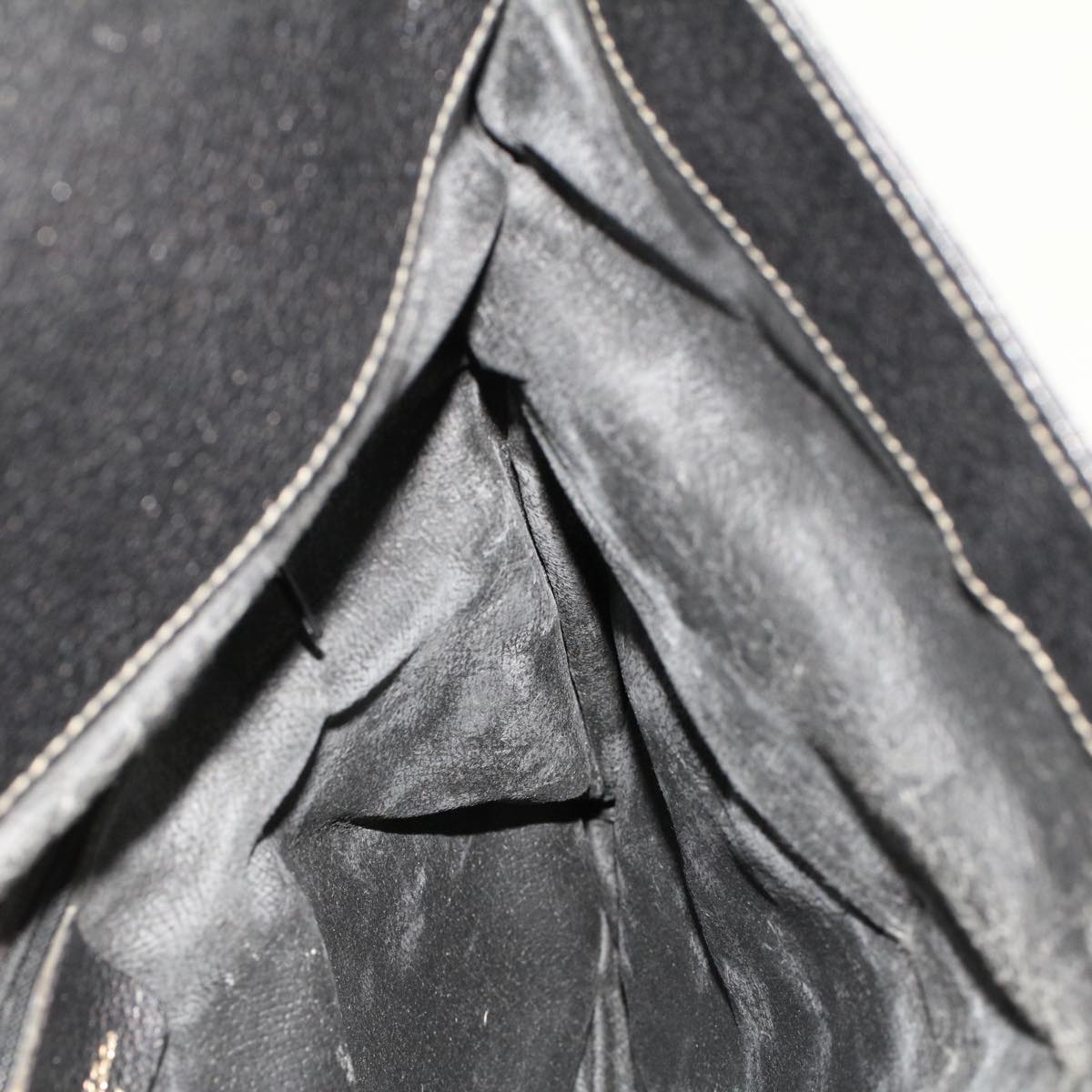 GUCCI GG Canvas Clutch Bag PVC Leather Black 156.02.075  ep1120
