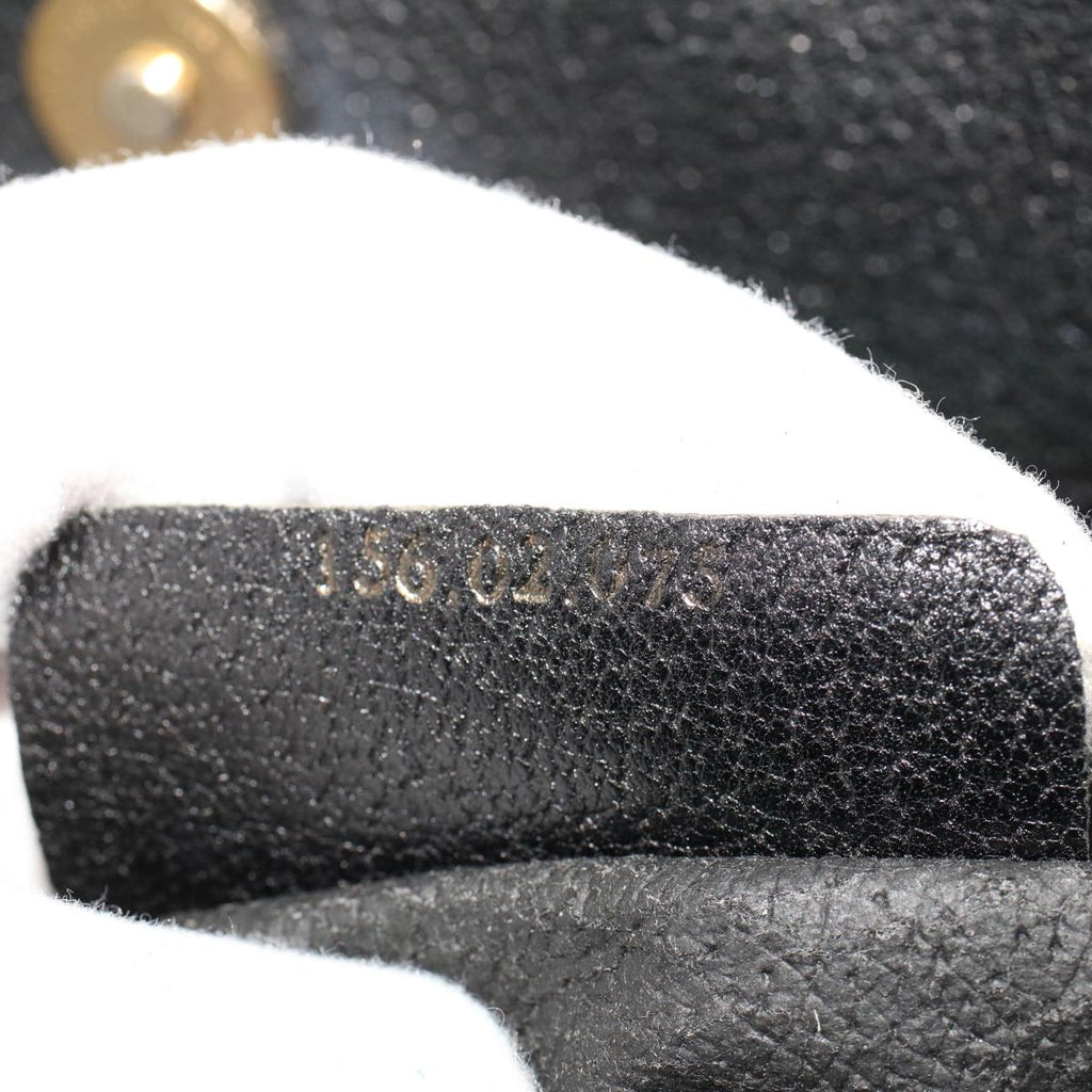 GUCCI GG Canvas Clutch Bag PVC Leather Black 156.02.075  ep1120