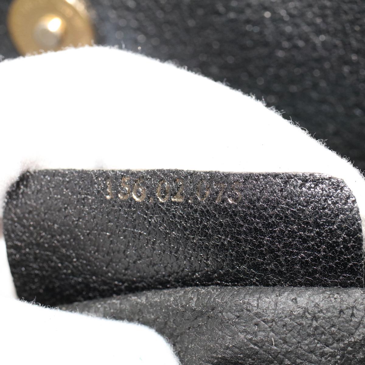 GUCCI GG Canvas Clutch Bag PVC Leather Black 156.02.075  ep1120