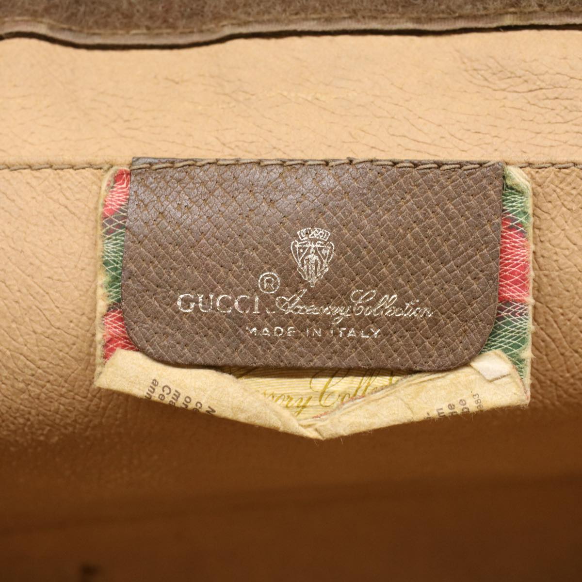 GUCCI GG Canvas Web Sherry Line Clutch Bag Beige Red 5601012  ep1196
