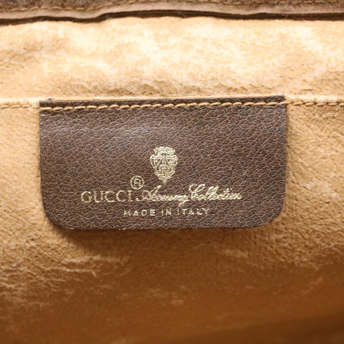 GUCCI GG Canvas Web Sherry Line Clutch Bag Beige Red 156.01.033  ep1221