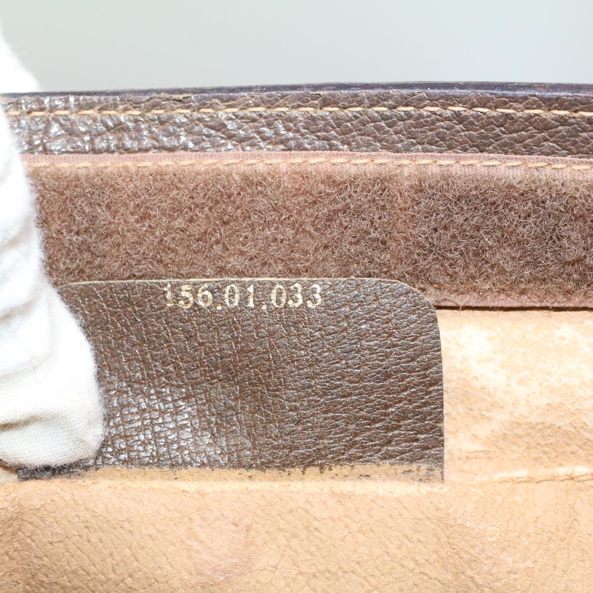 GUCCI GG Canvas Web Sherry Line Clutch Bag Beige Red 156.01.033  ep1221